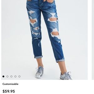 American eagle Tom girl jeans